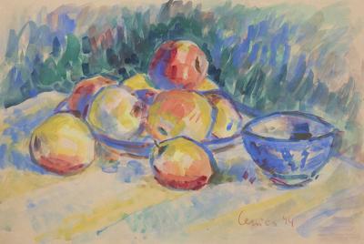 MARTWA NATURA Z PATERĄ JABŁEK, 1944