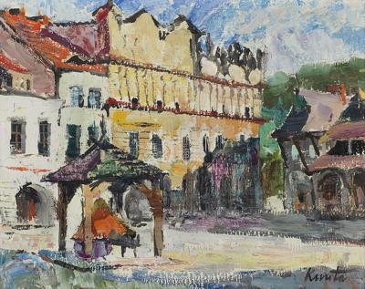 RYNEK W KAZIMIERZU DOLNYM, LATA 80. XX W.