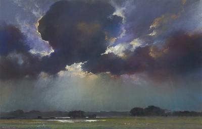 PEJZAŻ Z CHMURAMI, 1990