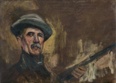 AUTOPORTRET Z DEDYKACJĄ, 1927