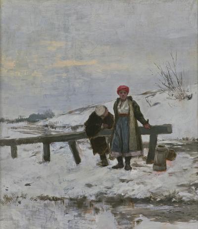 PRZY STRUMIENIU, OK. 1905