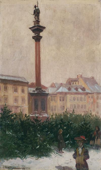 TARG CHOINEK POD KOLUMNĄ ZYGMUNTA, 1910