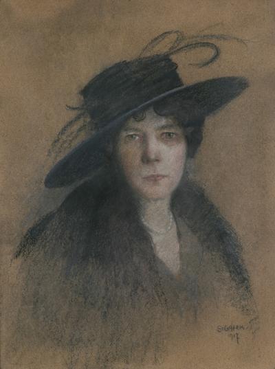 PORTRET KOBIETY, 1917