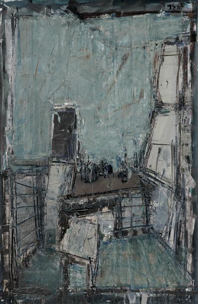 WNĘTRZE PRACOWNI, 1987