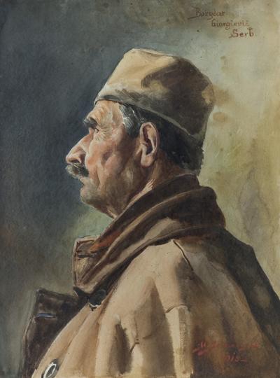 PORTRET SERBA, 1918
