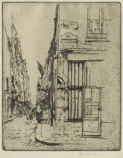 ULICA CHARLEMAGNE W PARYŻU, 1904
