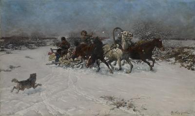 NIEBEZPIECZNA JAZDA, OK. 1880