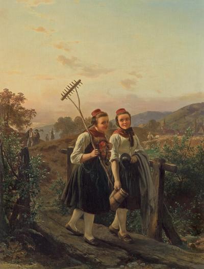 POWRÓT Z POLA, 1860