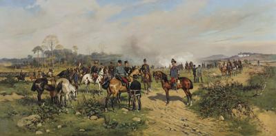 PRZEGLĄD WOJSK POD WADOWICAMI, 1880