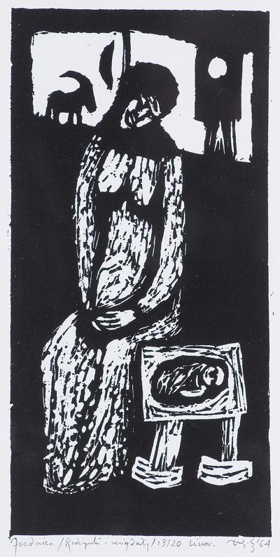 RODZYNKI I MIGDAŁY, Z CYKLU „JUDAICA”, 1964