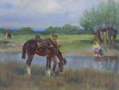 SPOTKANIE NAD RZEKĄ, 1930