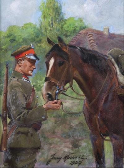UŁAN Z KONIEM, 1937