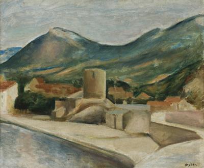 PEJZAŻ Z COLLIOURE, OK. 1930