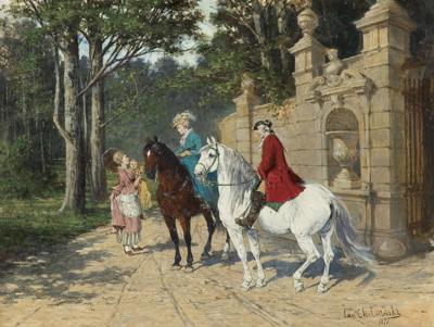 NA PRZEJAŻDŻCE, 1876