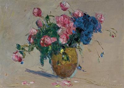 RÓŻE W ZŁOTYM WAZONIE, 1927