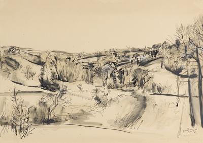 PEJZAŻ Z MONTCHAUVET, 1949