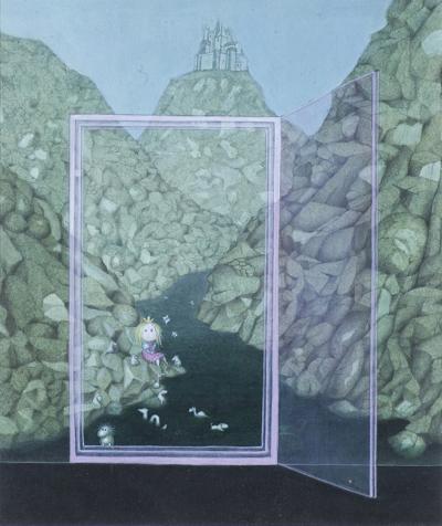 ILUSTRACJA DO WIERSZA "ŚCIANA ZACZAROWANA"