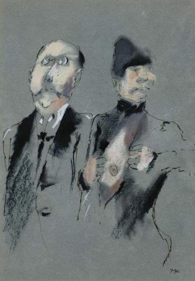 POSTACIE ZE SPEKTAKLU „UMARŁA KLASA“, 1982-1983