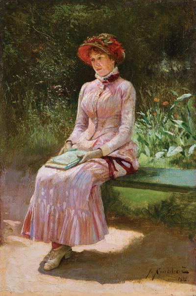 PORTRET PANNY PATZAK, 1882