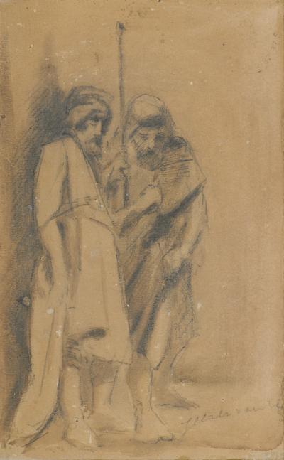 SZKIC Z WYPRAWY NA BLISKI WSCHÓD, PRZED 1900