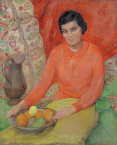 DZIEWCZYNA Z OWOCAMI, OK. 1937