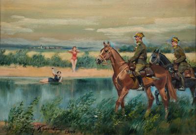 Spotkanie na plaży, 1941