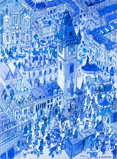 Praga - Ratusz, 2008