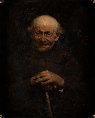 STUDIUM ŚMIEJĄCEGO SIĘ STARUSZKA, 1881