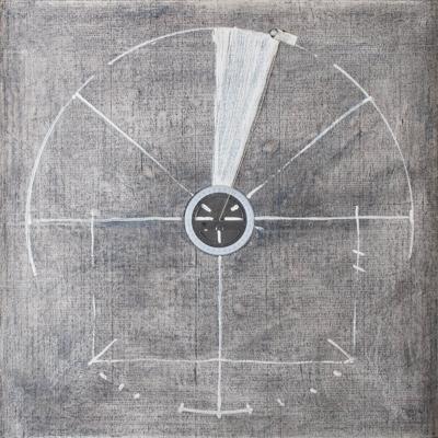 MALARSTWO NA OSI Z SZARYM TŁEM, 1975