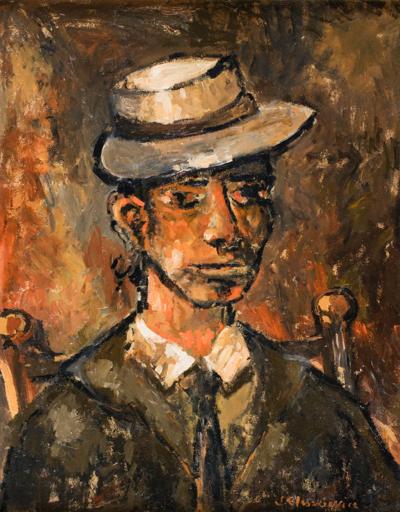PORTRET MĘŻCZYZNY W KAPELUSZU