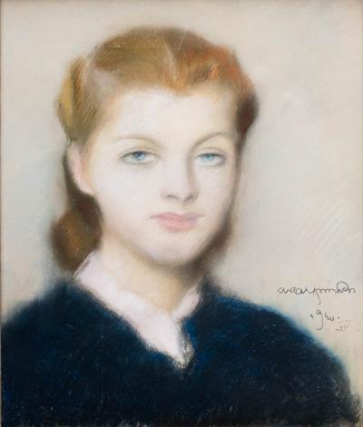 PORTRET MŁODEJ KOBIETY, 1940