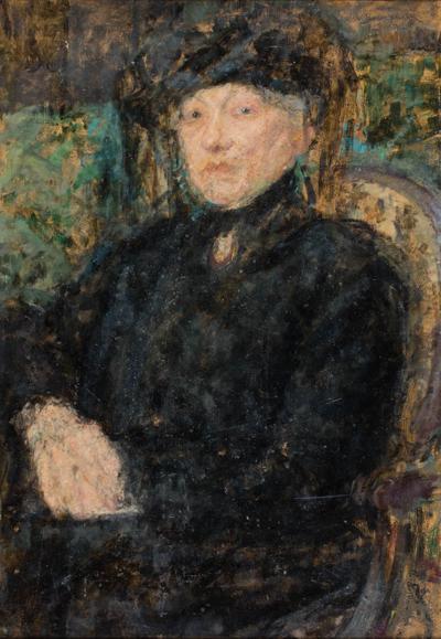 DAMA W CZERNI, 1923