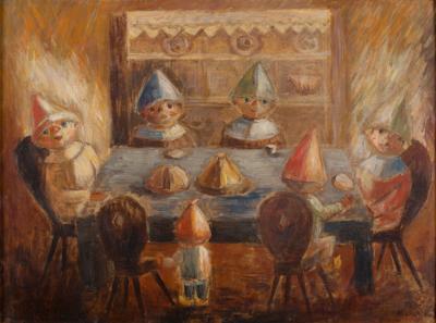 DZIECI PRZY STOLE, 1929