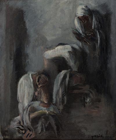 Modlący się żydzi II, 1933