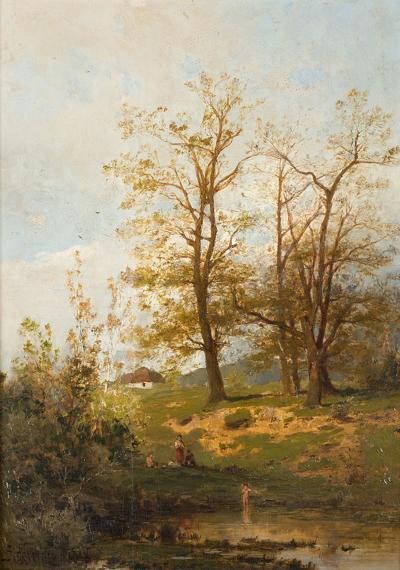 Nad rozlewiskiem, 1880