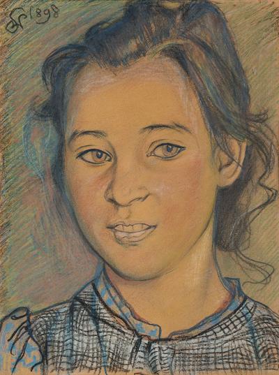 PORTRET DZIEWCZYNY, 1898