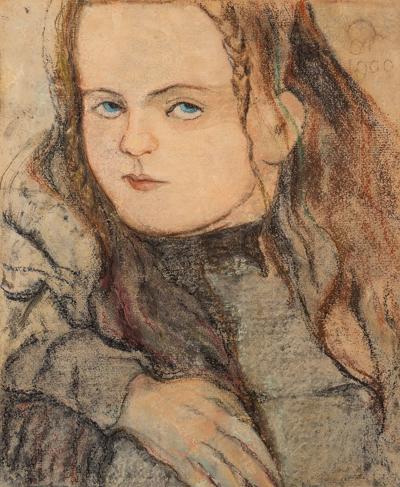 PORTRET DZIEWCZYNKI, 1900