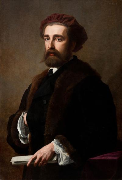 PORTRET MĘŻCZYZNY, 1858