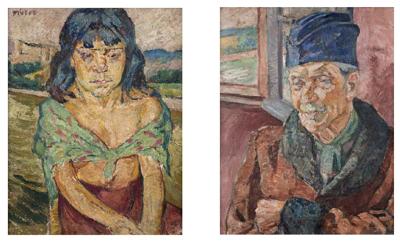 Portret dziewczynki / Portret mężczyzny