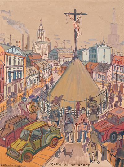 Chrystus na górce z cyklu Krzyż, 1979