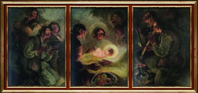 W szopce bożonarodzeniowej, 1938