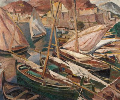 Port w Collioure, lata 20. XX w.