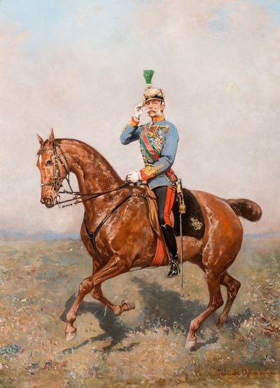 Konny portret Cesarza Franciszka Józefa I