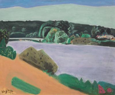 Pejzaż z Changis nad Marną, 1957