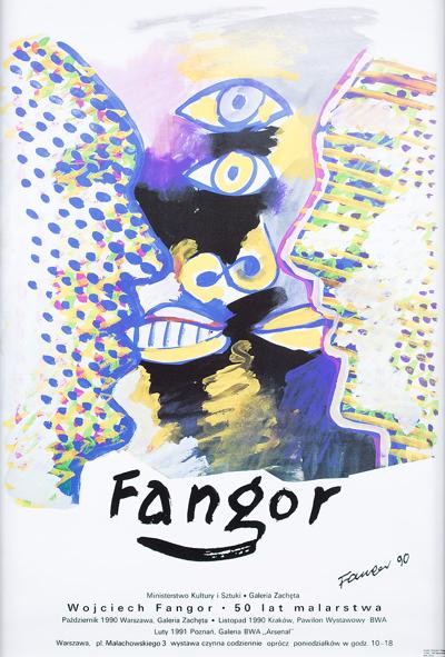 Wojciech Fangor - 50 lat malarstwa, 1990