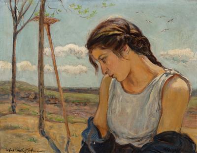 Zadumana dziewczyna, 1923