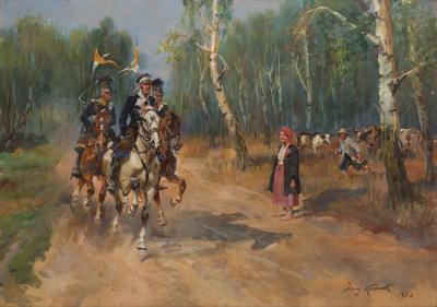 Spotkanie na drodze, 1929