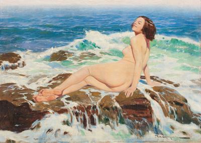Syrena na Capri, lata 30. XX w.