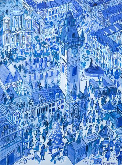 Praga-ratusz, 2008