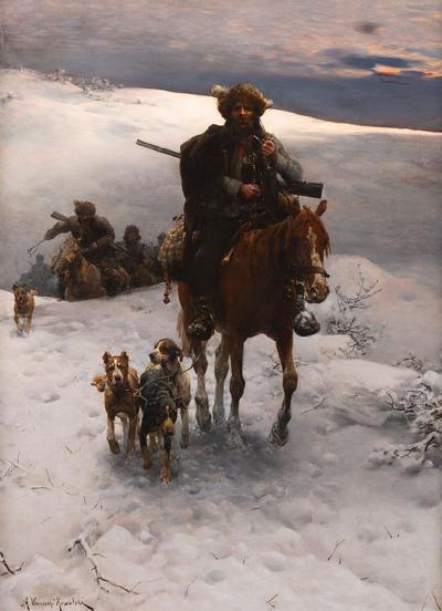 Wyprawa na niedźwiedzia, przed 1889